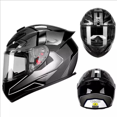 Motorcycle Safety Supplies — Aliexpress Cycling Helmet, Dropshipping - qk111-speed-gray-with-clear-lenses-s