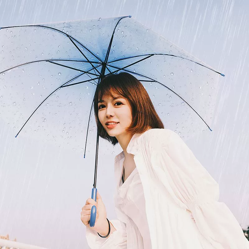 Fresh durable umbrella for elementary school students, increased thickness, internet celebrity, (Physicals)