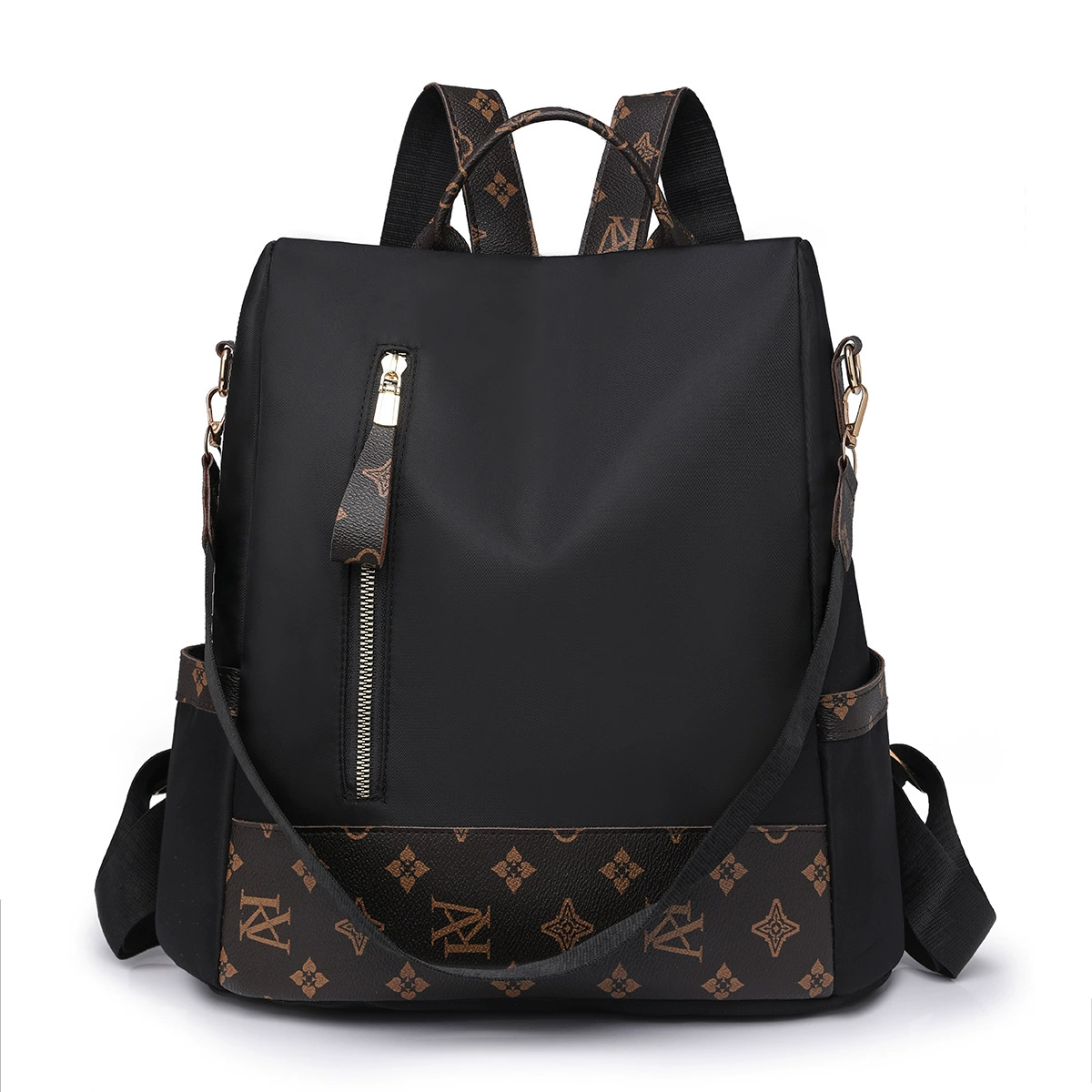 Retro travel bag, capacious waterproof bag, backpack for leisure, oxford cloth
