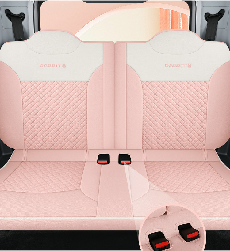 Suitable for Chery QQ Ice Cream Special Car Seat Cover Four Seasons Universal Cushion Fully Enclosed Cotton and Linen Breathable Car Seat Cover