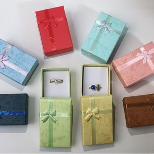 Factory direct cloud bow jewelry box ring box earring box set packing box 5*8cm and a half