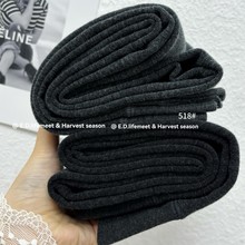 秋冬新品加绒加厚外穿打底裤女士竖条纹显瘦显腿长日系保暖连裤袜