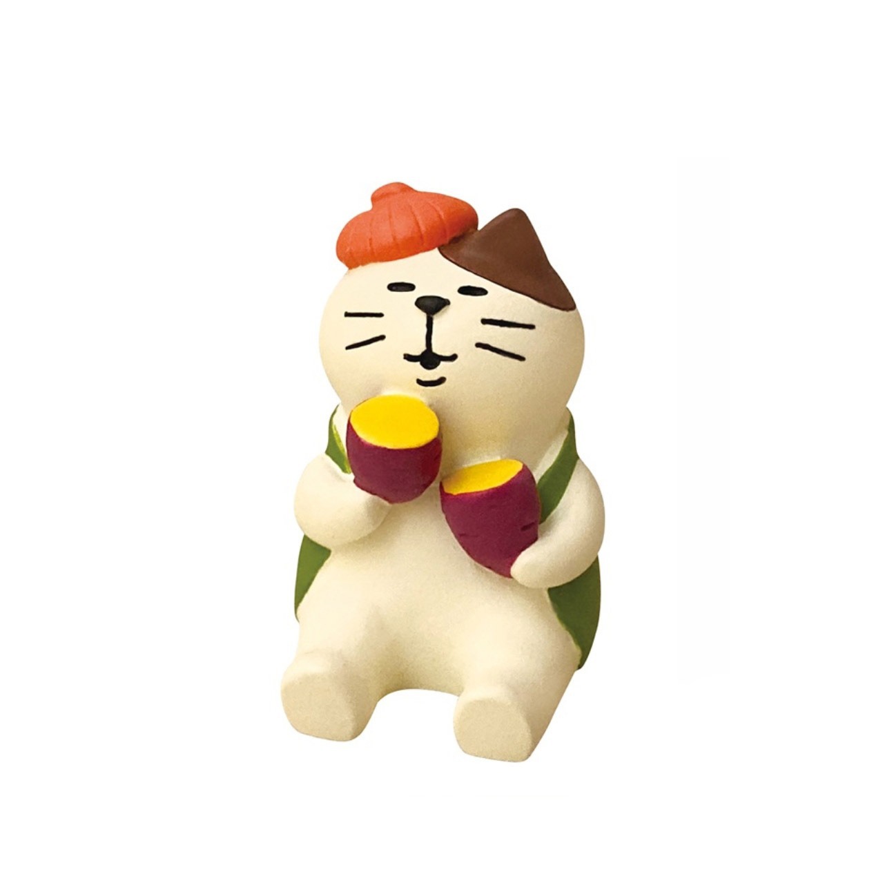 고양이가 고구마를 먹어요