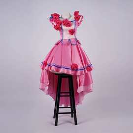 星学院cos 美星cos服魔法变身着装礼服cosplay第一季红色蔷薇C服