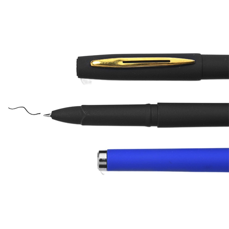 Oficina de empresa papelería creativa regalo esmerilado pluma de firma neutral impresión personalizada logotipo publicidad pluma al por mayor