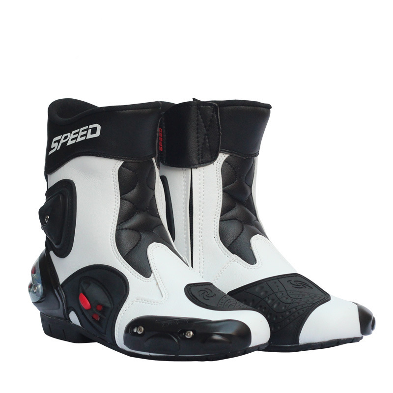 Zapatos de ciclismo de motocicleta Botas de ciclismo de longitud media para hombre, zapatos de carreras casuales, botas todoterreno, zapatos de motocicleta, cuatro estaciones