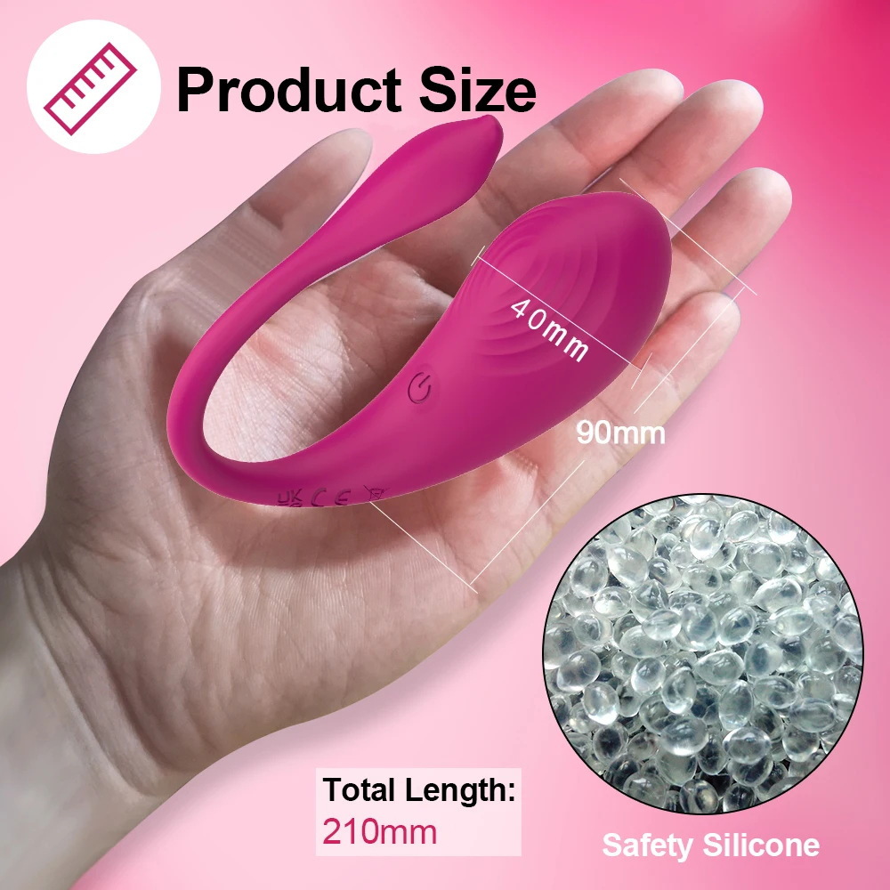 Vibrateur g-spot dauphin avec télécommande app connecté_voghion.com