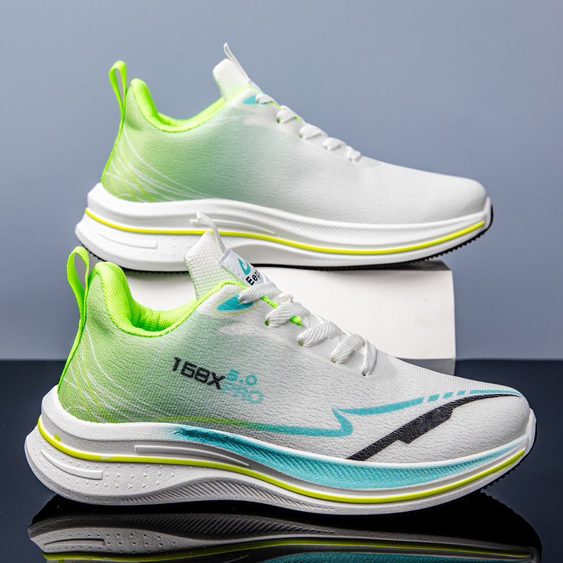 Zapatos deportivos de hombre nuevos zapatos casuales ligeros y simples, zapatos de corrida transpirables, zapatos de moda para hombres.