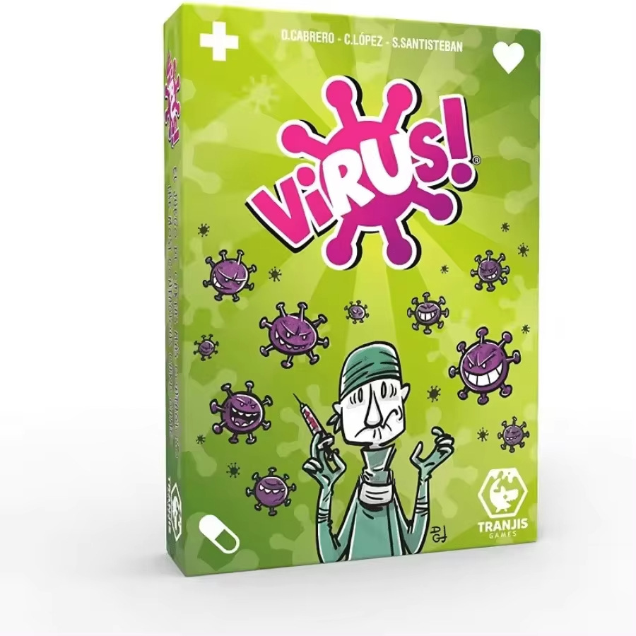 Virus! Grenzüberschreitender Außenhandel Spanisch Englisch Version - Tischspiel Infektions-Spaßparty-Kartenspiel
