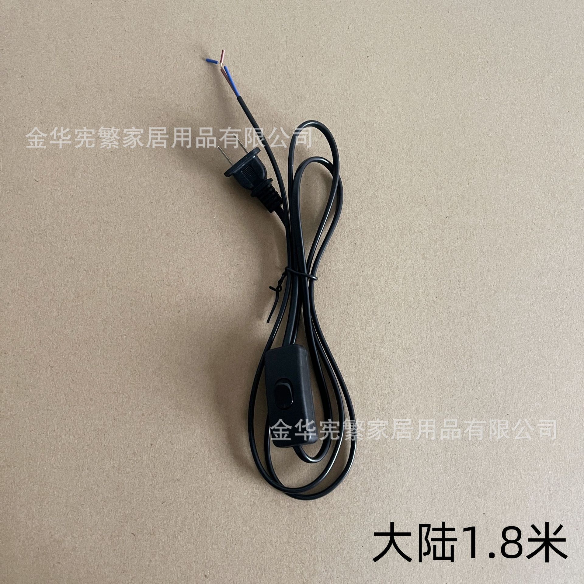 [Xianfan] enchufe de cable de alimentación de varios países, interruptor de lámpara de escritorio, cable de pie, estándar europeo y estándar estadounidense, lote de accesorios de iluminación de exportación