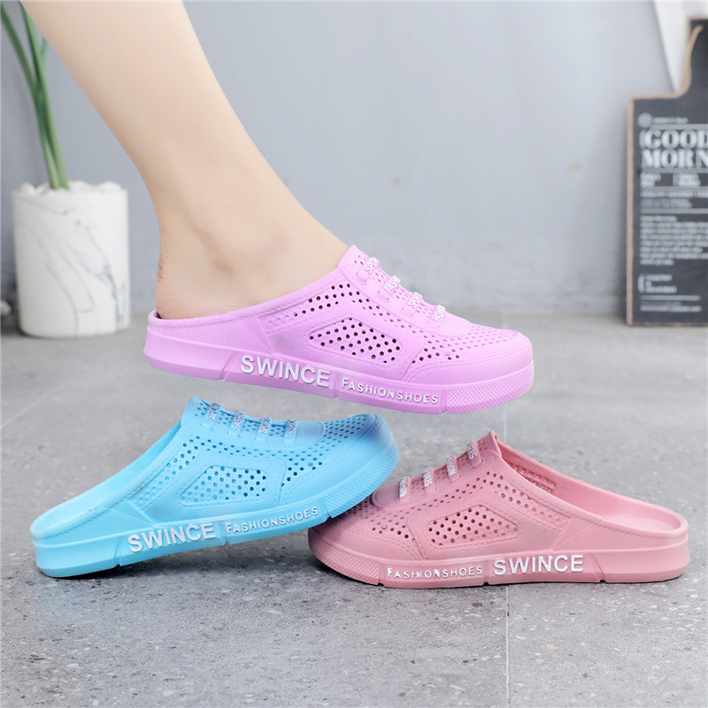 Neue Material Hälfte Baotou Höhle Vogel S Nest Casual Klettern Rafting Big Boy Damen Paar Garten Hausschuhe_voghion.com