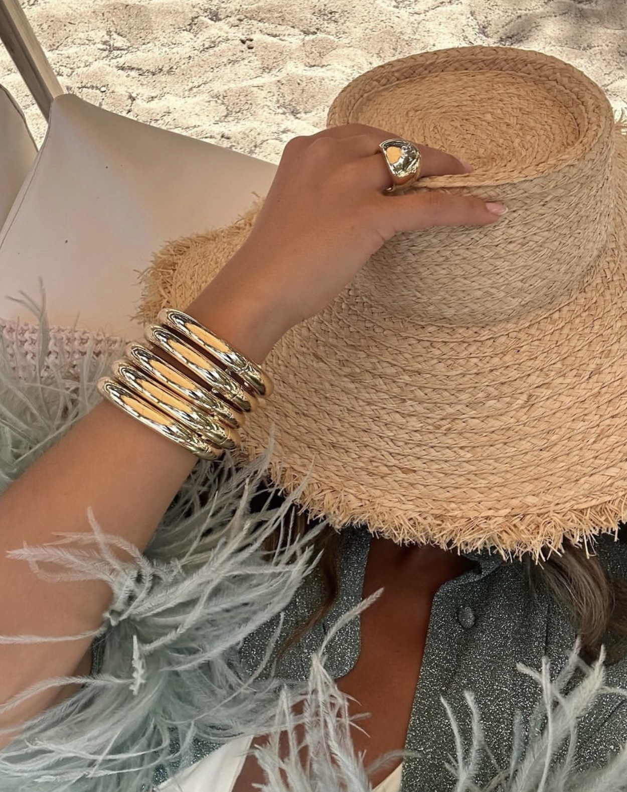 Holiday, Travel, Street Occasion Copper Material Copper Plating Solid Color Bangle