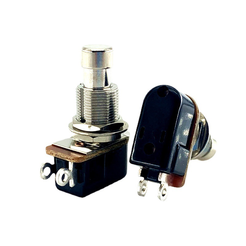 电吉他效果器脚踏开关 3PDT九脚按钮PBS-24-302 乐器转换开关12mm