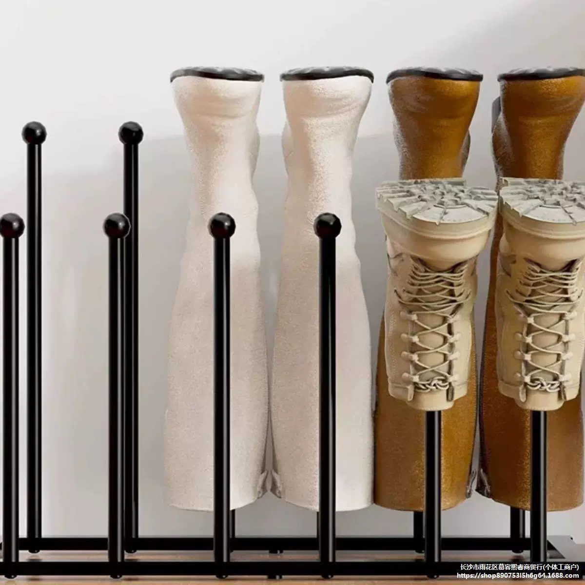 Трансграничная скандинавская длинная и короткая полка для ботинок, простая современная домашняя железная полка для хранения, полка для обуви, резиновые сапоги, водная обувь, подставка для сапог для верховой езды