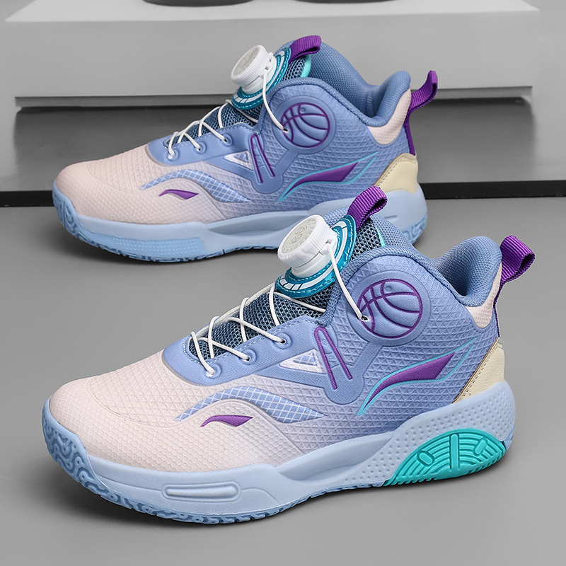 Zapatos de baloncesto de malla transpirables para niños y niñas 2025 primavera nuevos zapatos para niños zapatos deportivos para jóvenes zapatos para correr para niños