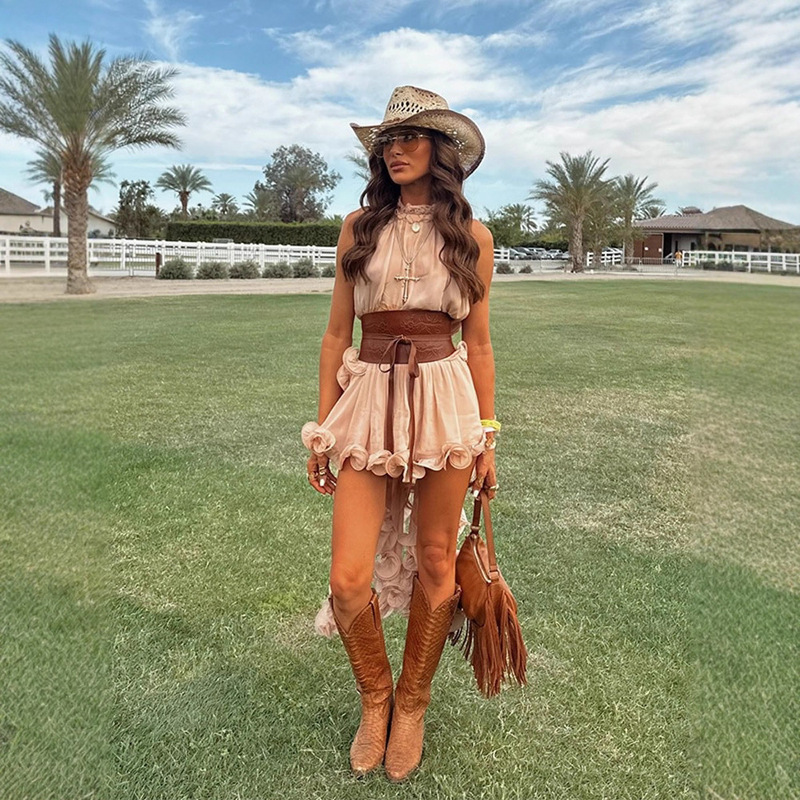Amazon's New Western Color Paint Cowboy Straw Hat for Men and Women Outdoor Travel Seaside Sun Protection Beach Hat Sun Hat Amazon's New Western Color Paint Cowboy Straw Hat for Men and Women Outdoor Travel Seaside Sun Protection Beach Hat Sun Hat