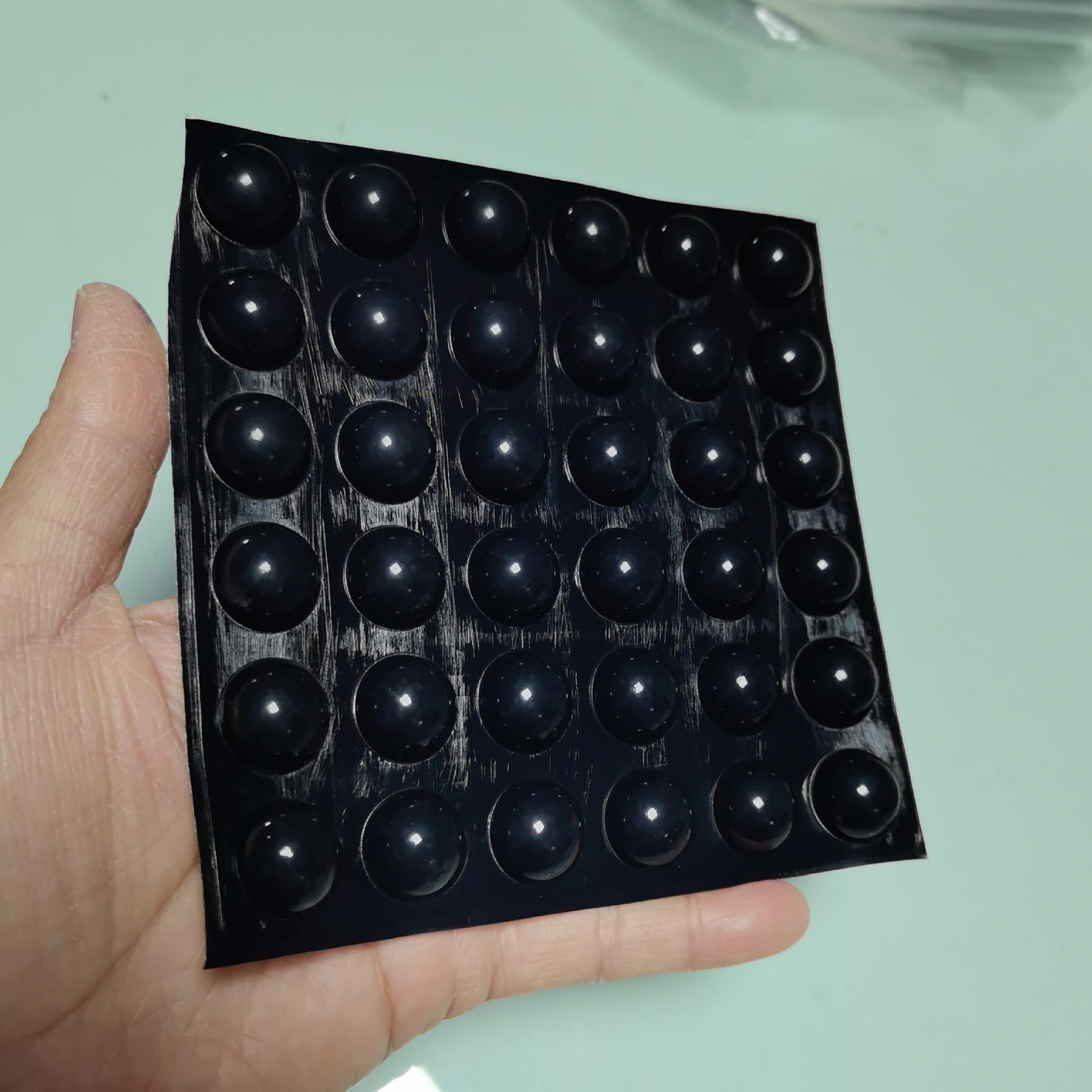 Black hemispherical 16*8mm