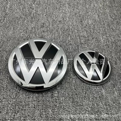 Car logo Sagitar Modified Front and Rear - 15-18jetta-replacement-front-and-rear-logos-silver