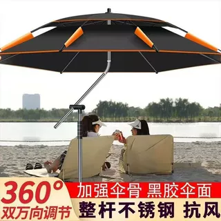 钓鱼伞新款户外遮阳伞万向防雨防晒折叠钓伞大伞露营伞钓鱼专用伞