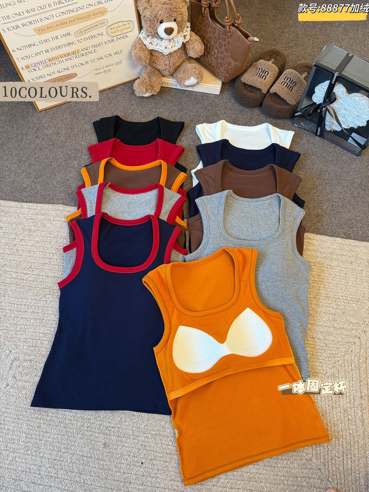 Demi-season fashionable keep warm tank top