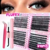32 row eyelash book 30+40+60+80Fluffy