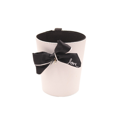 Car trash can storage car storage bucket front and rear car garbage bags hanging paper towel cover tissue box bag