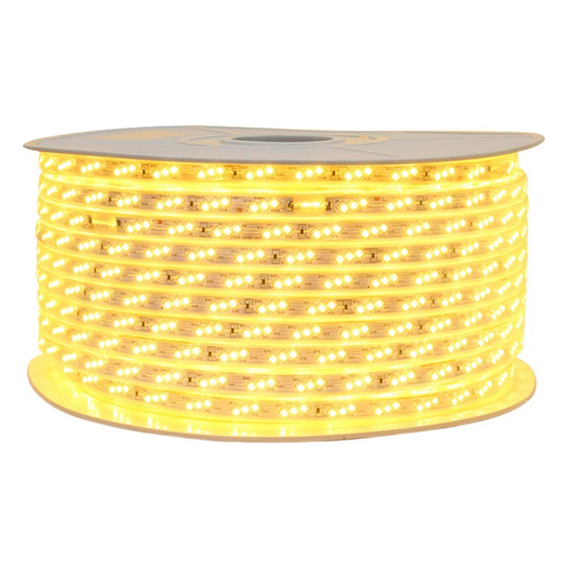 Светодиодная лента для наружного водонепроницаемого высокого давления 220V ультра яркий гибкий неоновый ремень потолка и лоток мягких световых полос оптом