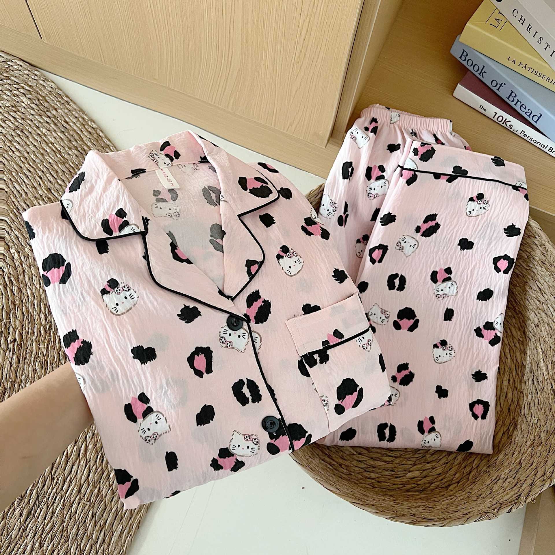 外国貿易クロスボーダー卸売クラウドコットン長袖ズボン 120 グラムパジャマ女性のための Xiaoxin 外で着用できるラペルカーディガンホーム服