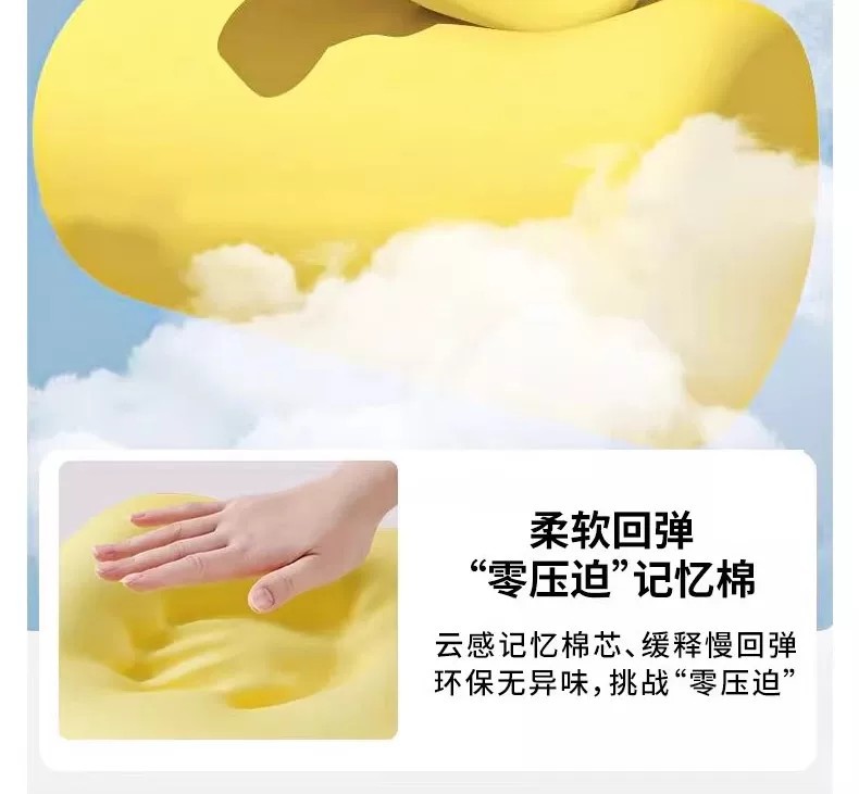 New Coccyx Pressure-Relief Memory Foam Cushion for Post-Surgery, Breathable Seat Cushion for Long Hours of Sitting in the Office, Student Classroom Summer Seat Cushion