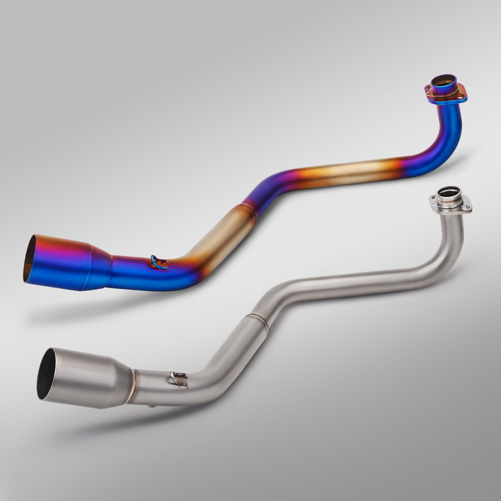Motorcycle exhaust pipe full system modification suitable for the Little Monkey MSX125 front and rear exhaust pipe set