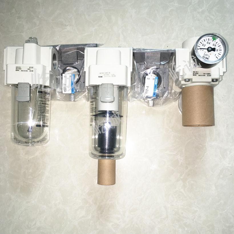 日本SMC空气组合元件AC40-06DG-A全新AF40+AL40+AR40三联件组合
