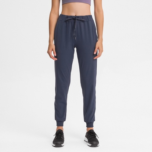 New style nude brushed fashion casual yoga pants women's loose running fitness pants slim fit leggings sports pants