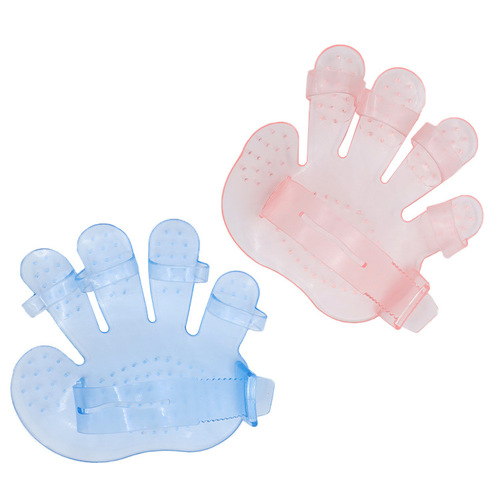 Pet hair removal five-finger brush dog massage palm brush cat decontamination bathing gloves Teddy beauty cleaning wholesale