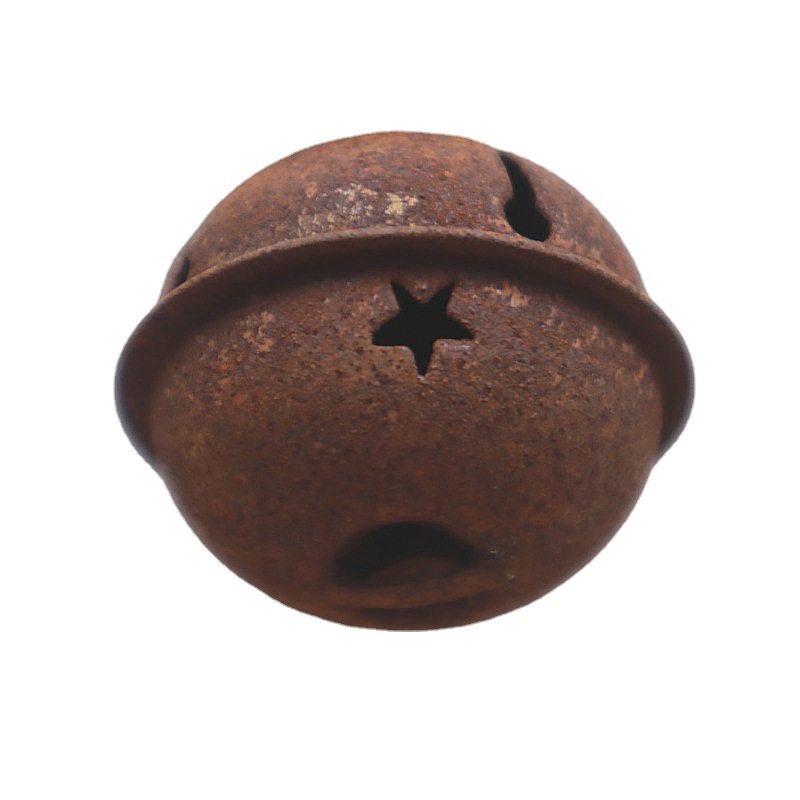 Christmas metal as an old five -star bell retro decorative pendant…