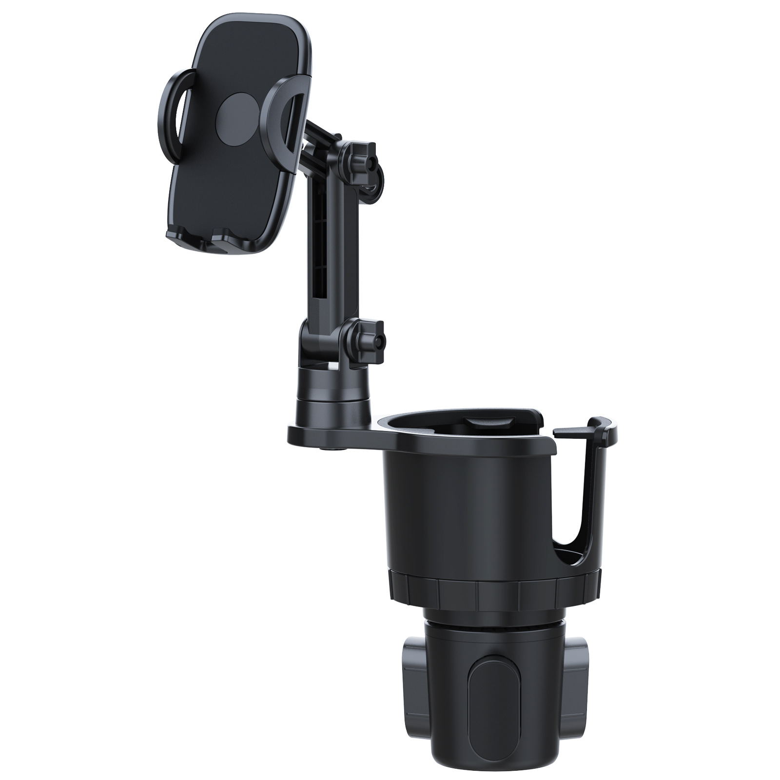 Car Cup drink holder creative multifunctional adjustable mechanical telescopic rod mobile phone holder car cup holder