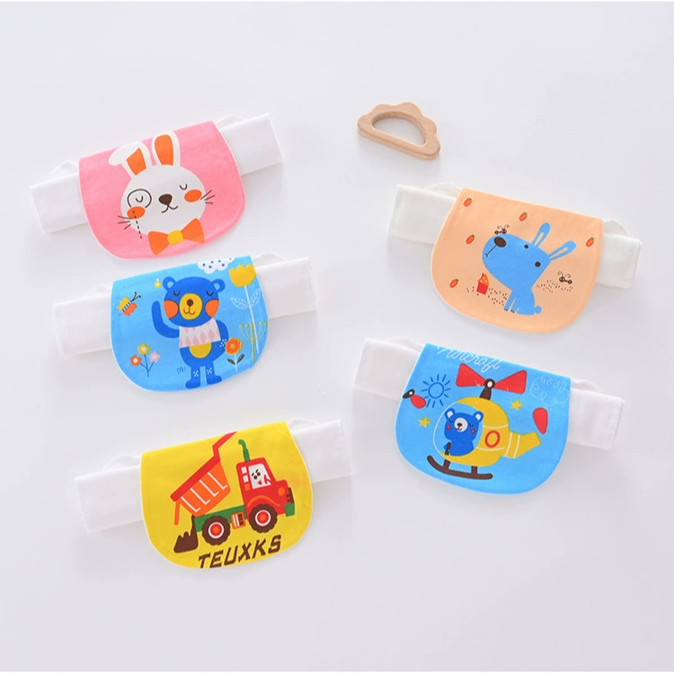 Детское хлопковое полотенце для детского сада с марлей для детского сада