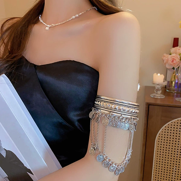 51# bracelet-silver-tassel