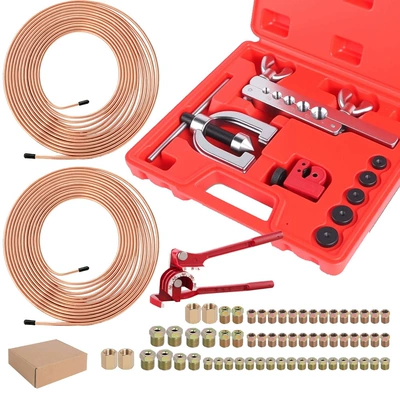 Manufacturer wholesale motorcycle brake oil pipes, auto parts high-pressure brake oil pipes, molded fuel pipes, brake pipes (Tubing) - brake-hose-set-58-screws-30306-3kg