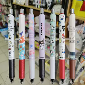 Spot new Japanese Pentel paitong BLN75 quick-drying gel pen kulomi Snoopy Mickey Limited
