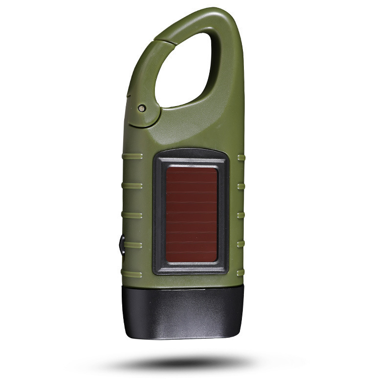 Travel logic small handheld flashlight solar-powered