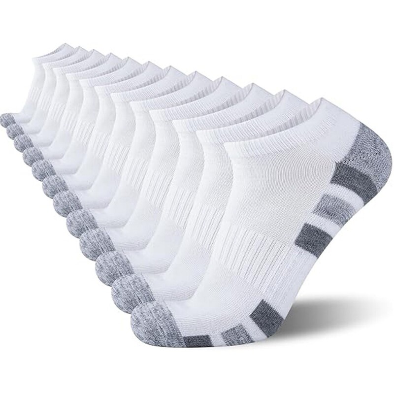 26 New Models of Men's Large Size Socks Wholesale Basketball Sports Socks White Ankle Socks Xiyin Tume Amazon Dropshipping