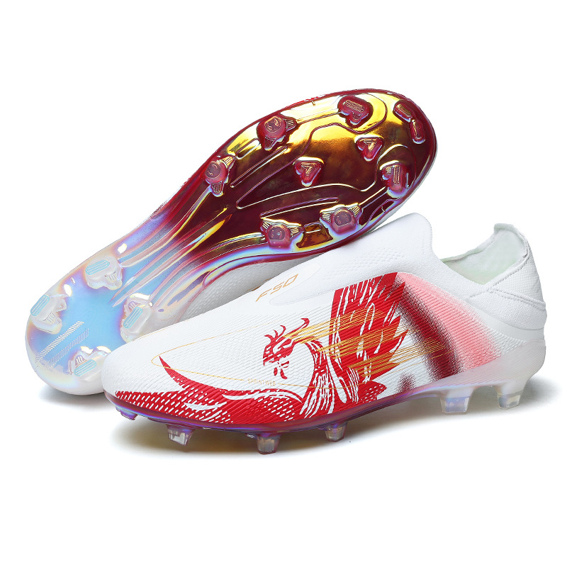 Nuevos zapatos de fútbol transfronterizos de alto nivel, nuevos zapatos de fútbol de fondo galvanizado, entrenamiento de entrenamiento para estudiantes adultos, clavos tf, clavos rotos image 5