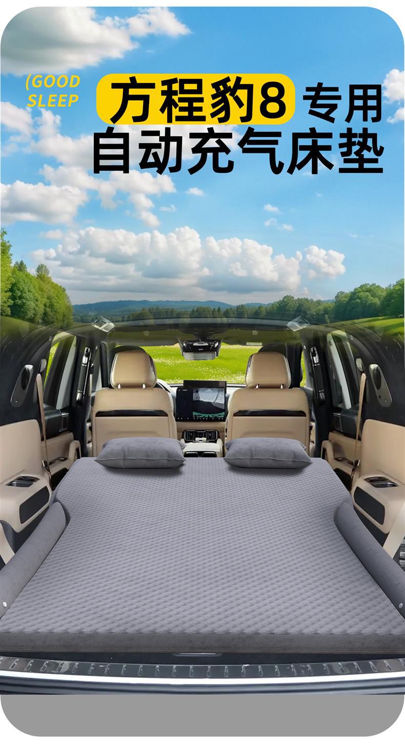 Equation Leopard 8 Mattress Car Trunk Inflatable Air Mattress Car Rear Sleeping Pad Car Sleeping Artifact Travel
