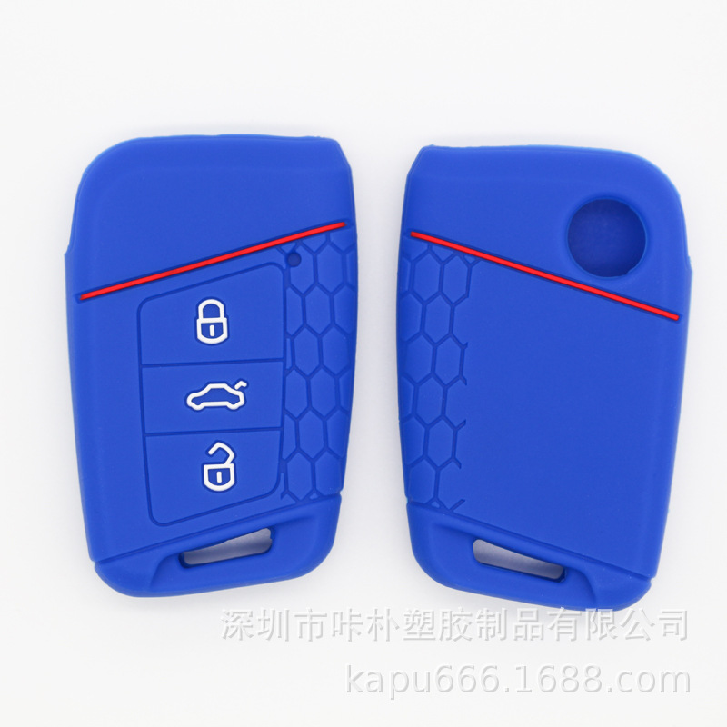 2021 car key cover for golf 8 remote control package Volkswagen eight generation new silicone key cover