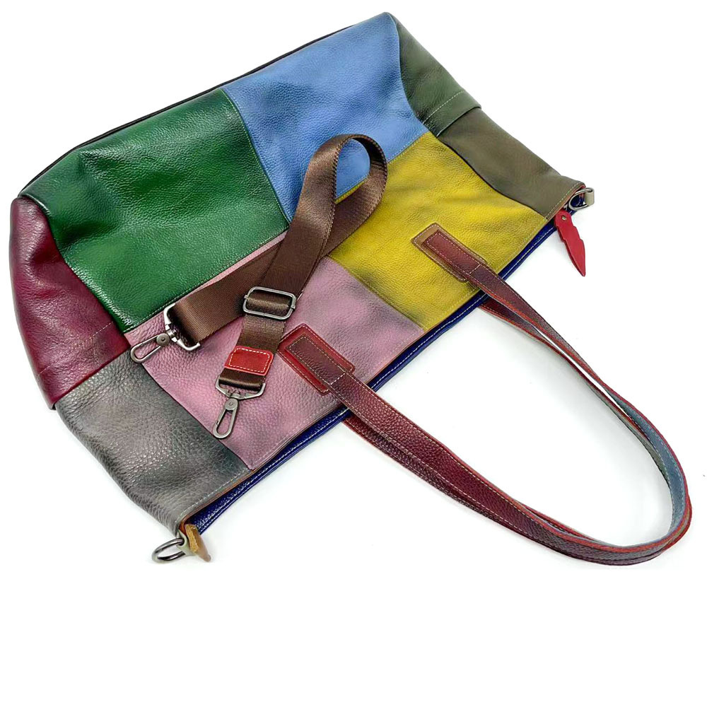 Handtasche Fir Dammen Aus Echtem Lieder Vintage Handtasch_voghion.com