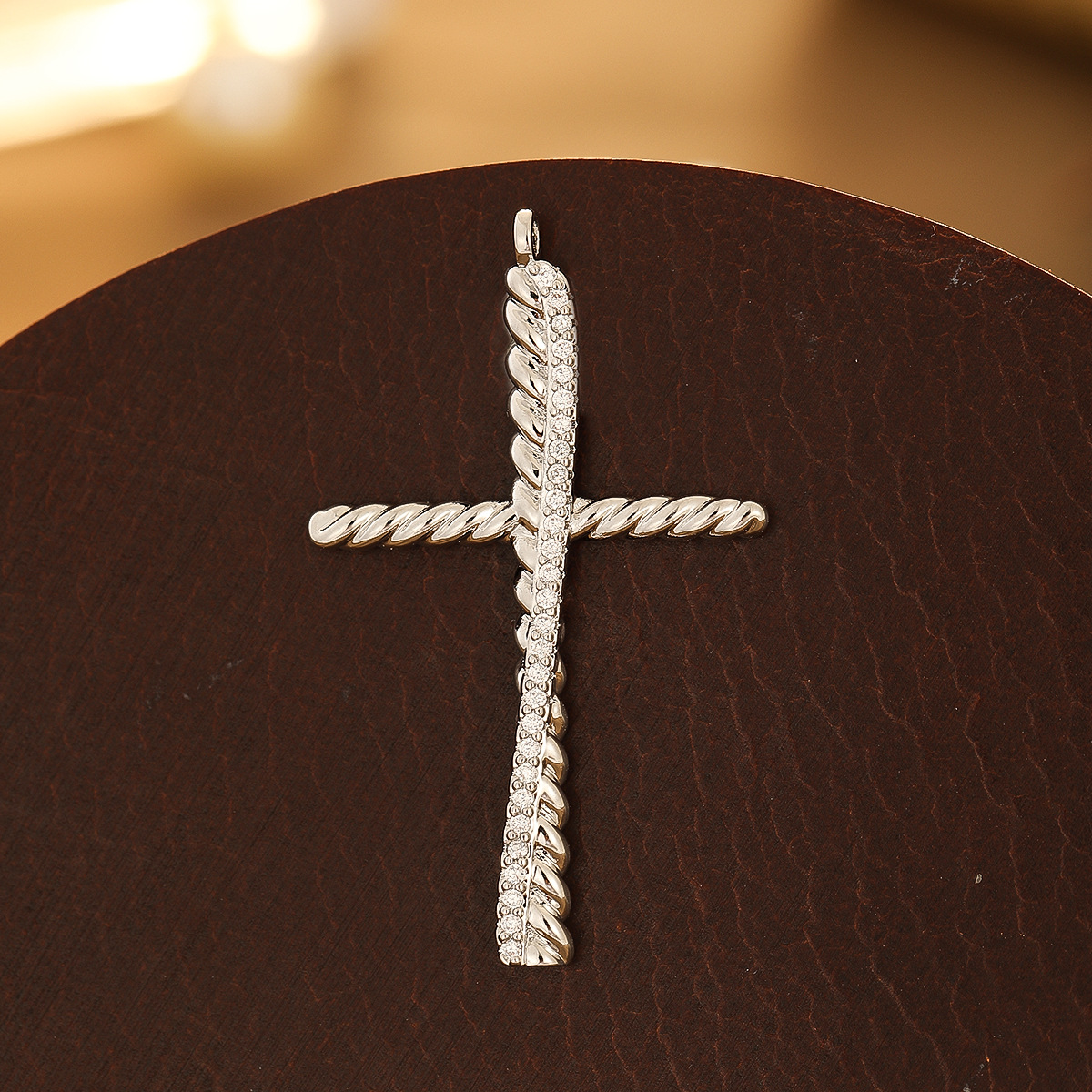 7g Weight Pendant Jewelry Making Type 14 * 24mm, 18*28mm, 22*30mm Jewelry Making Size Zircon Inlay Material DIY Jewelry Accessories Classification 1 Piece Quantity Copper Material Cross, Heart Shape Pattern Inlay Design Casual, Simple Style Style 1 Piece 14 * 24mm 18*28mm 22*30mm Copper Zircon Cross Heart Shape Pendant 4