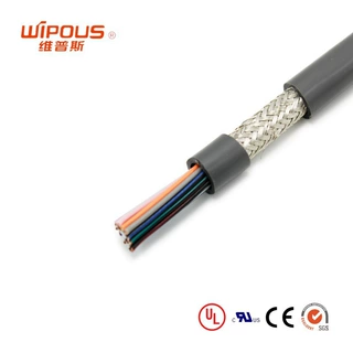 电子线2587 28AWG*10C+AB 镀锡铜编织高温电线电缆