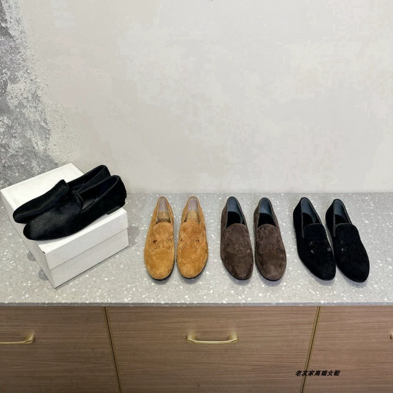 2025 новые модные универсальные женские мокасины из натуральной кожи, стильные повседневные плоские туфли в ретро-стиле, элегантные однотонные туфли