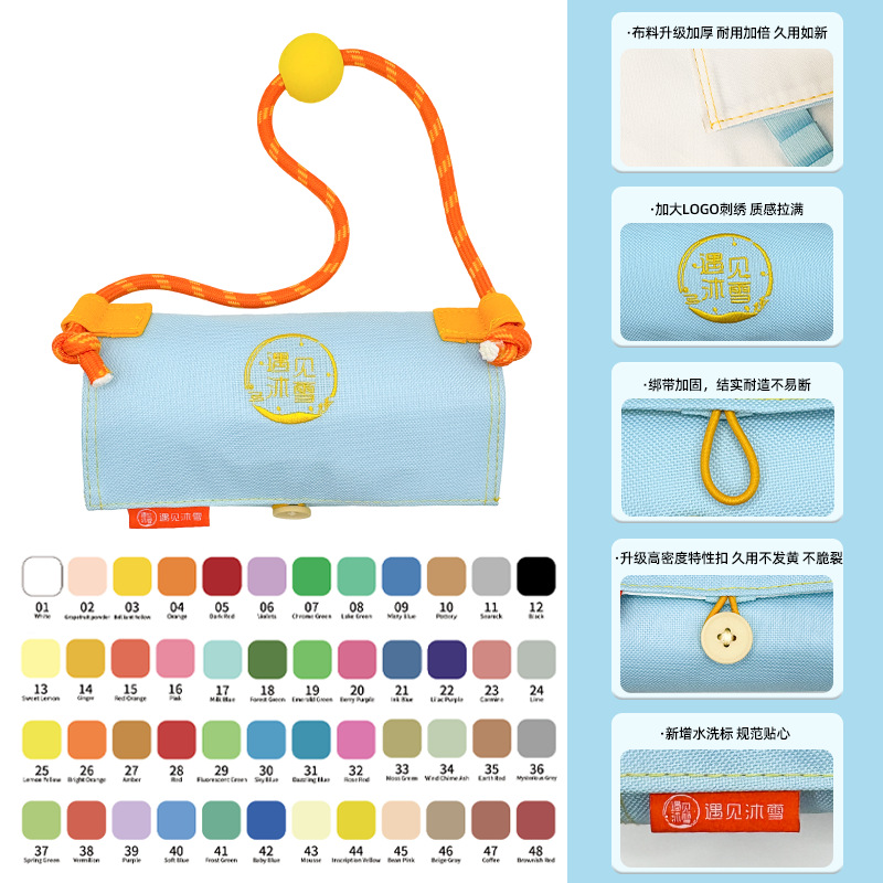 Bolígrafo de acrílico líquido directo bolígrafo de acuarela para niños bolígrafo de pintura de color para estudiantes creativo de doble cabeza de doble color