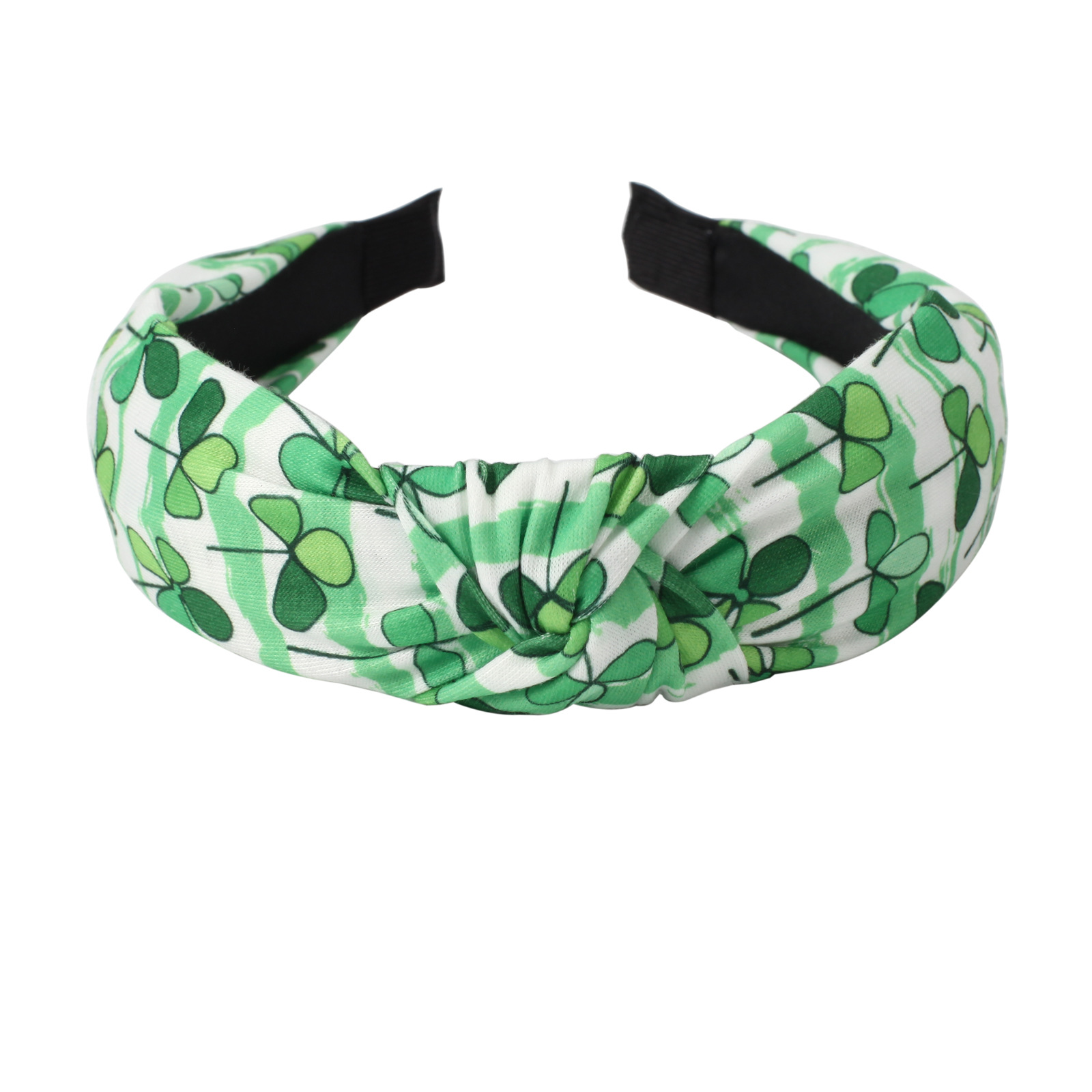 134g Weight Hair Band Hair Accessories Type 1 Piece Quantity Party, Festival Occasion St. Patrick Festival Shamrock Pattern All Seasons Season Women's Gender Classic Style Style Green Color Classic Style Women's Shamrock Cloth Hair Band 25